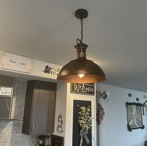 Farmhouse Industrial Pendant Light